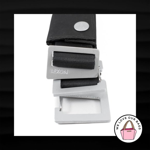 NEW LEXON BLACK CANVAS REPLACEMENT BAG MESSENGER BRIEF CROSSBODY SHOULDER STRAP - Picture 2 of 2